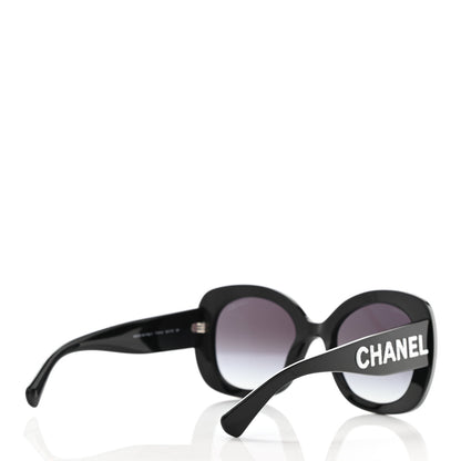 Chanel Acetate Sunglasses 71414 Black 4 of 8