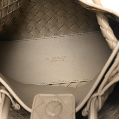 Bottega Veneta Nappa Intrecciato Medium Andiamo Shoulder Bag Ecru 5 of 9