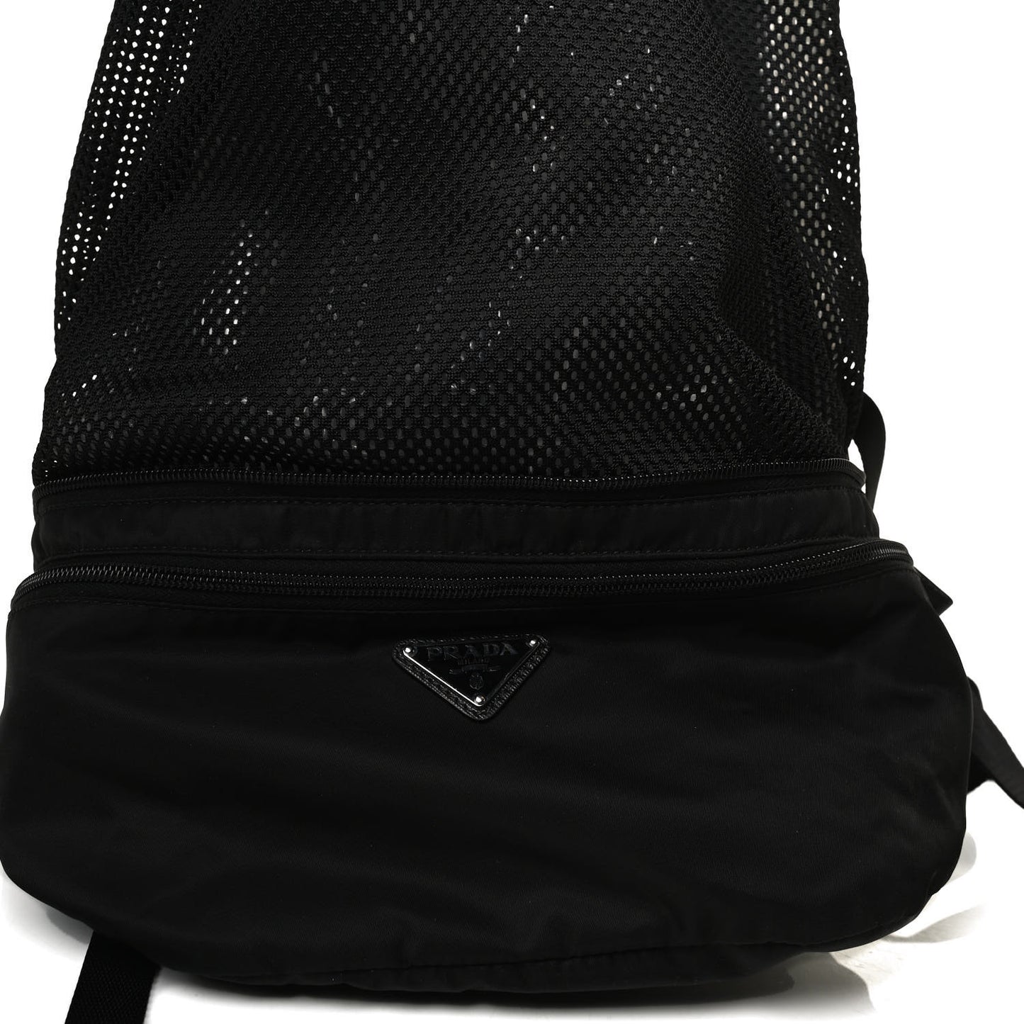 Re-Nylon Saffiano Convertible Belt Bag Black