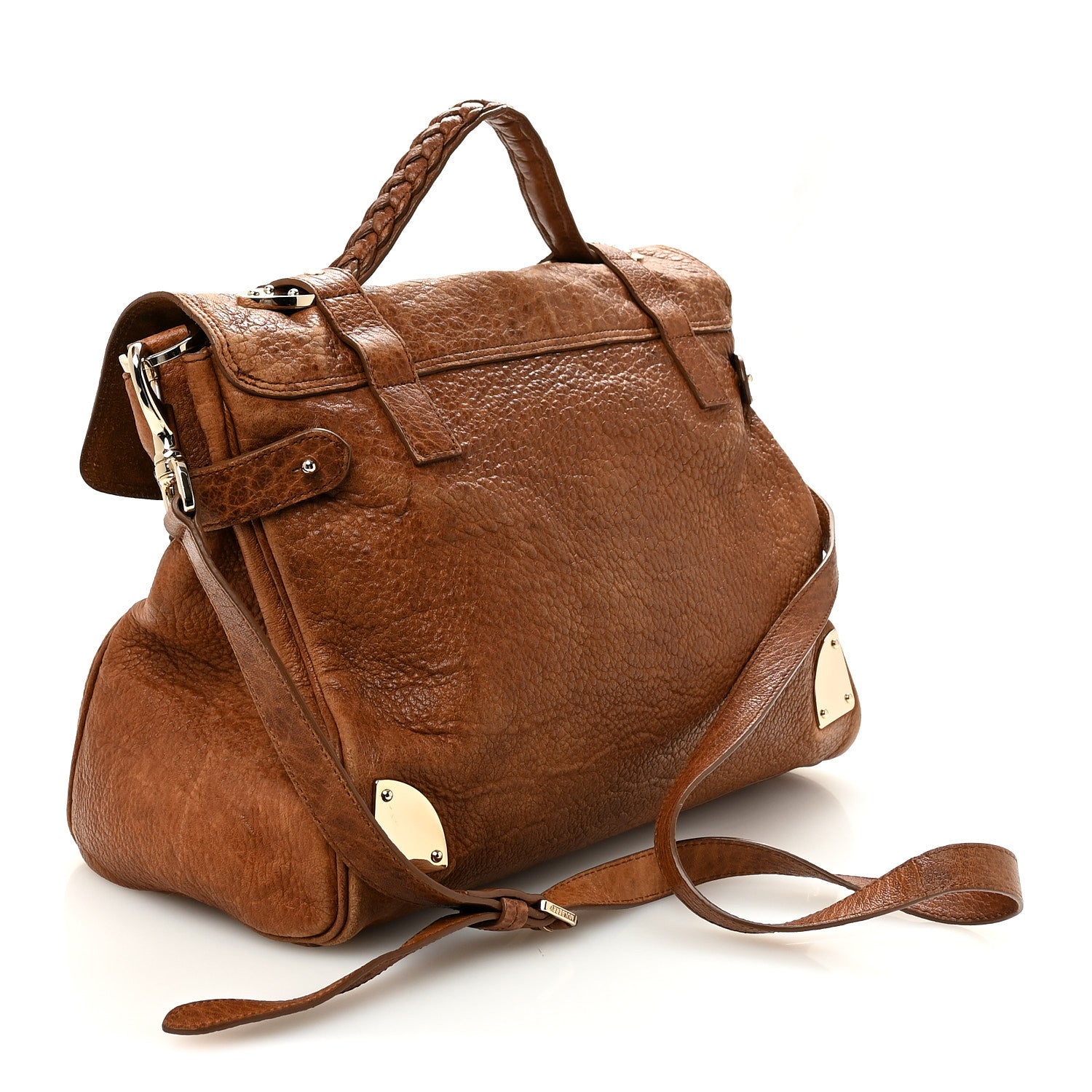 Mulberry Shiny Grained Lambskin Travel Day Oak 3 of 9
