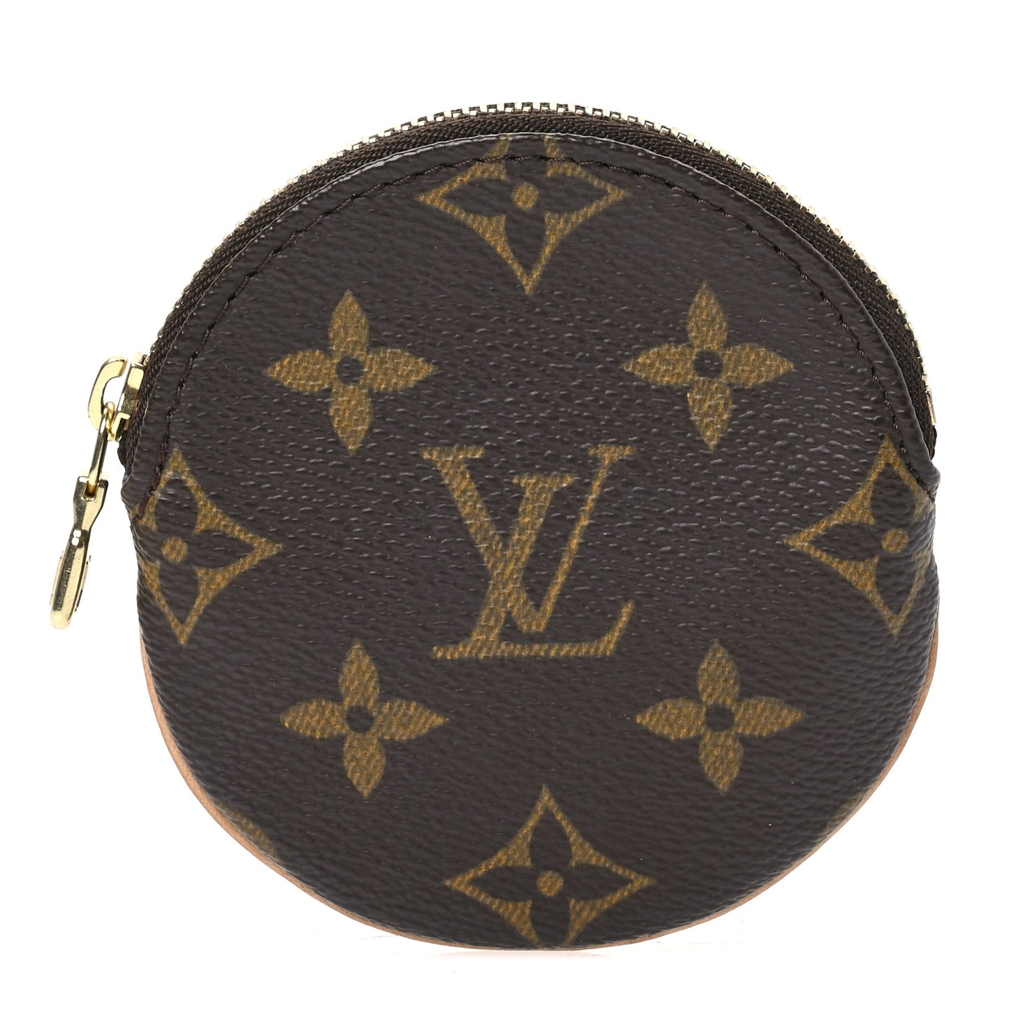 Monogram Round Coin Purse