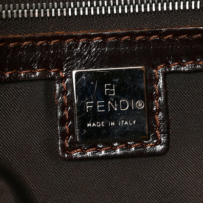 Fendi Zucca Zip Top Tote Tobacco Moro 6 of 9