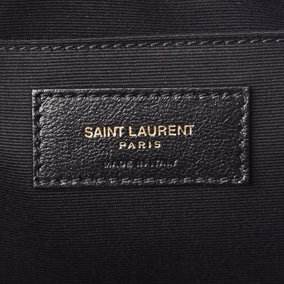 Saint Laurent Velvet Matelasse Monogram Lou Camera Bag Black 6 of 10