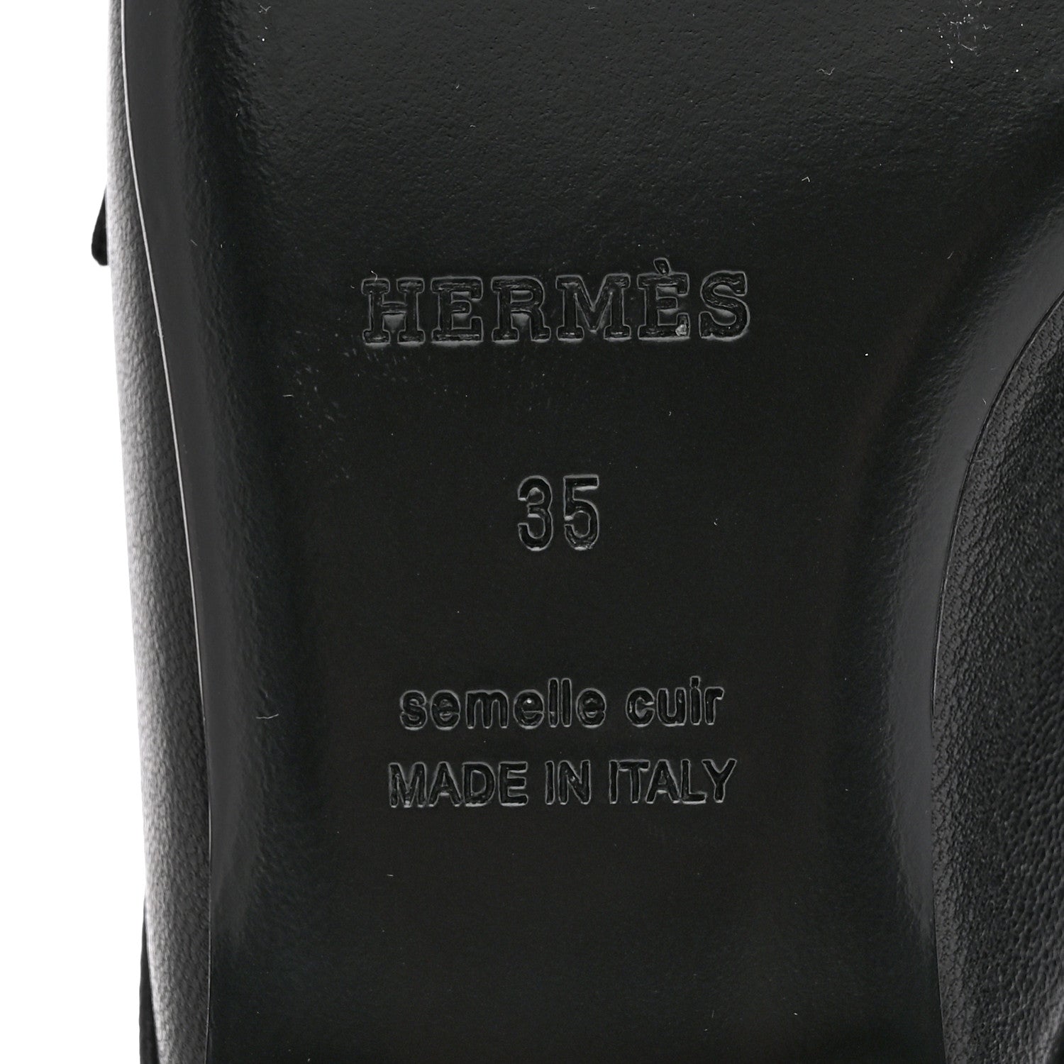 Hermes Goatskin Groupie Mules 35 Black 6 of 12