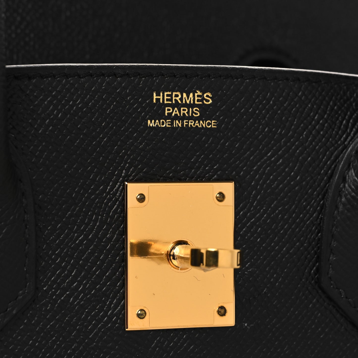 Epsom Birkin 30 Black