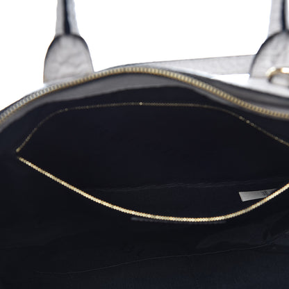 Burberry Heritage Grain Check Embossed Medium Dewsbury Tote Pale Grey 9 of 15