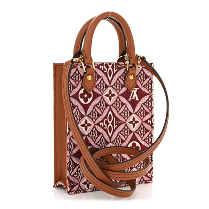 Louis Vuitton Jacquard Since 1854 Petit Sac Plat Bordeaux 3 of 11
