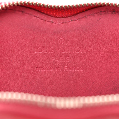 Louis Vuitton Vernis Heart Coin Purse Framboise 6 of 8