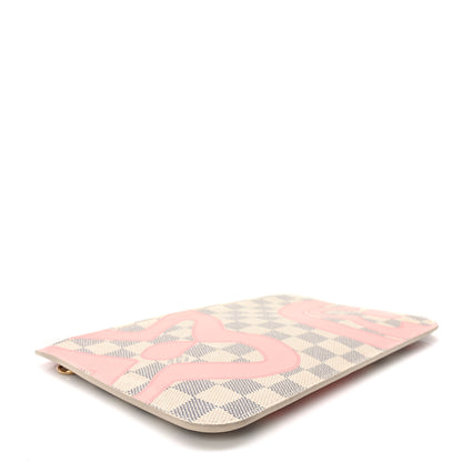 Louis Vuitton Damier Azur Tahitienne Neverfull MM GM Pochette 4 of 8