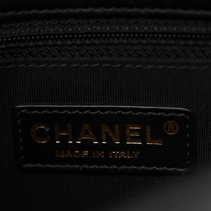 Chanel Sheepskin Chevron Quilted Medium Vintage Mademoiselle Black 6 of 11
