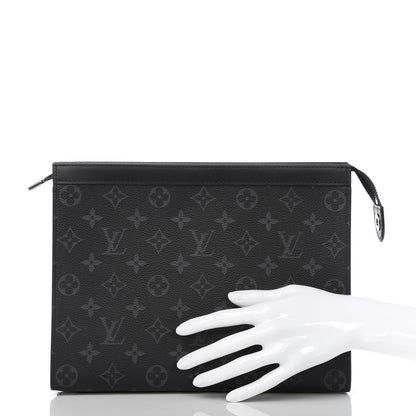 Louis Vuitton Monogram Eclipse Pochette Voyage MM 2 of 11