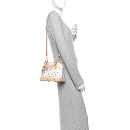 Louis Vuitton LV x TM Monogram Multicolor Alma BB White 2 of 10