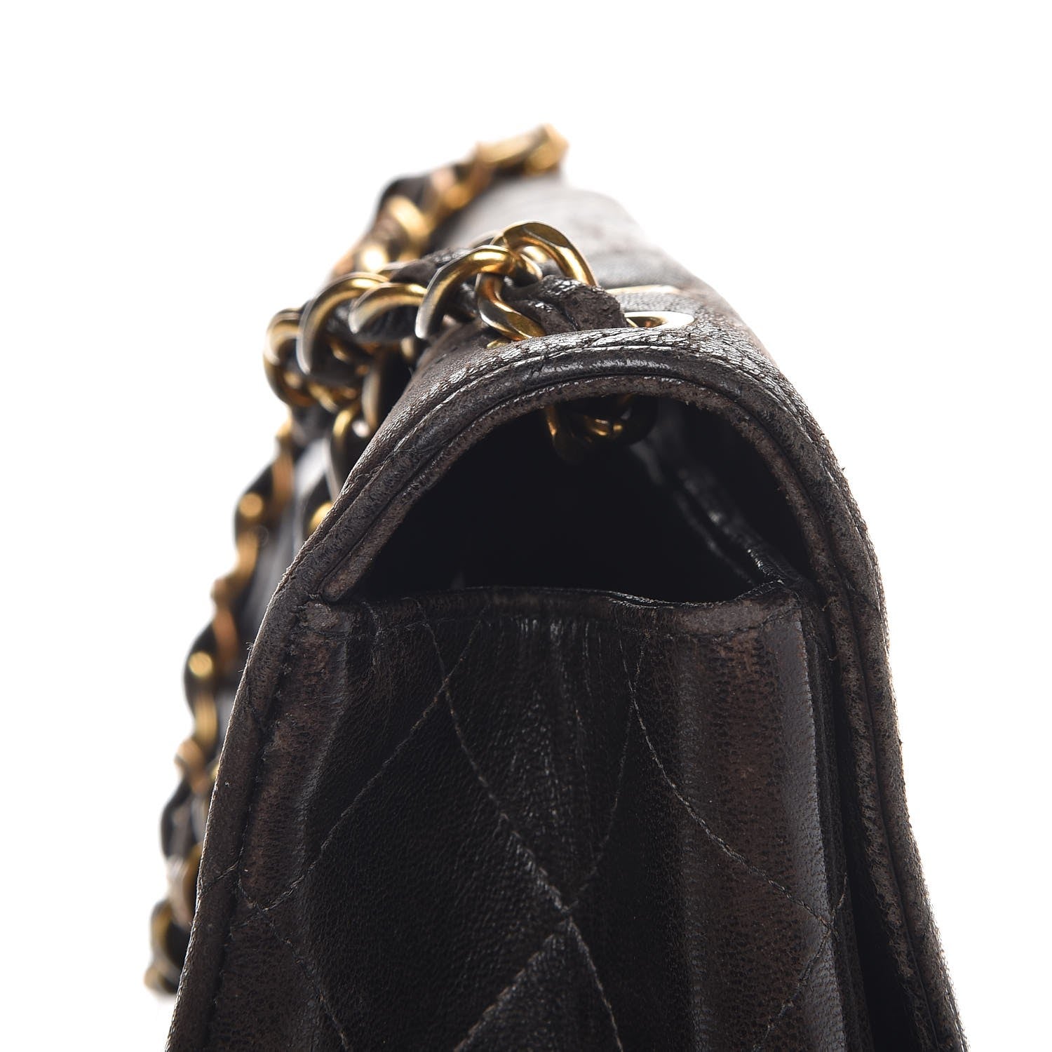 Chanel Lambskin Quilted Jumbo Single Flap Brown 10 of 19