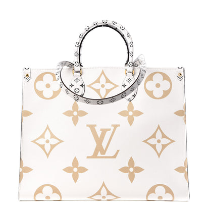 Louis Vuitton Monogram Giant Onthego GM Kaki Beige 1 of 11