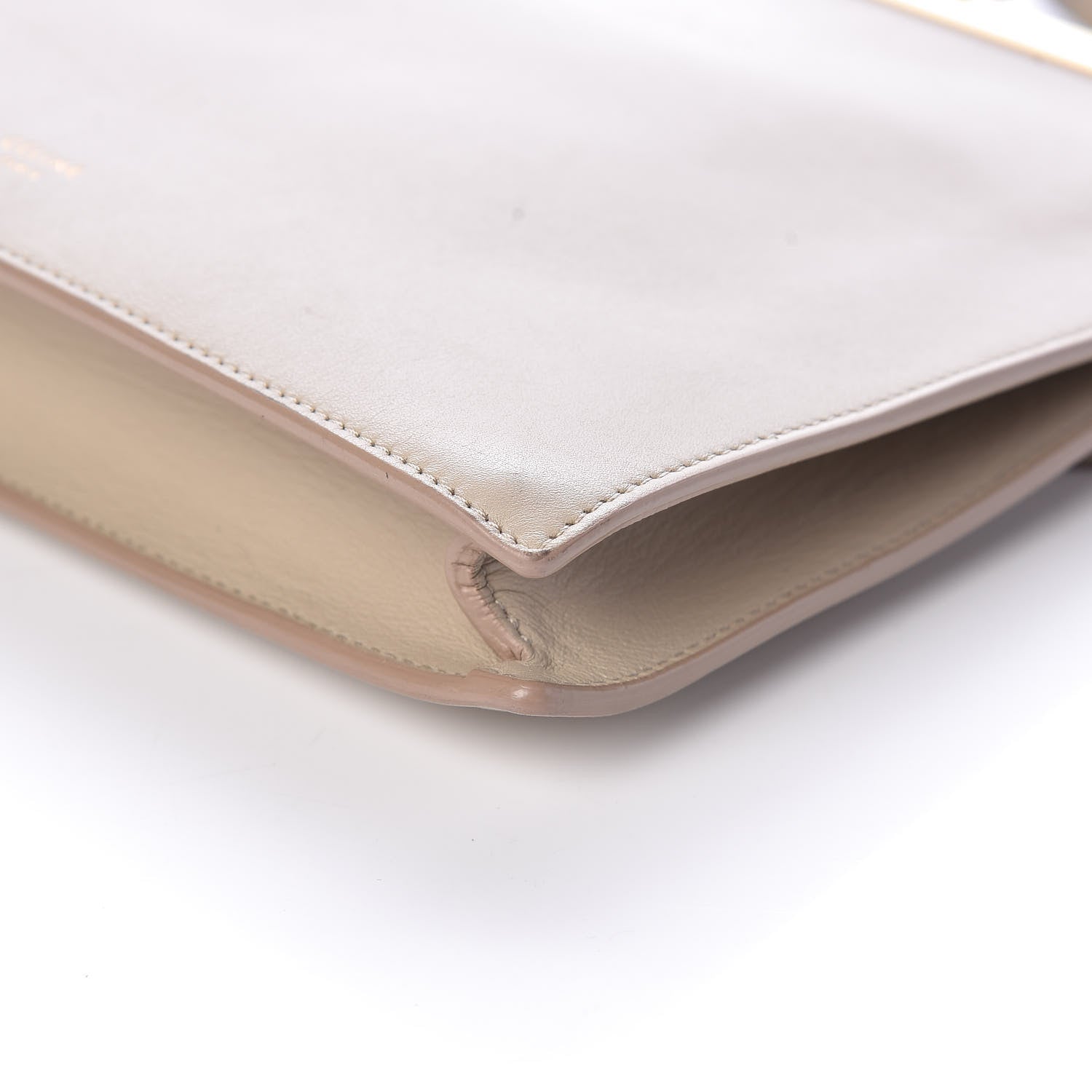 Celine Smooth Calfskin Mini Clasp Bag Beige 6 of 8