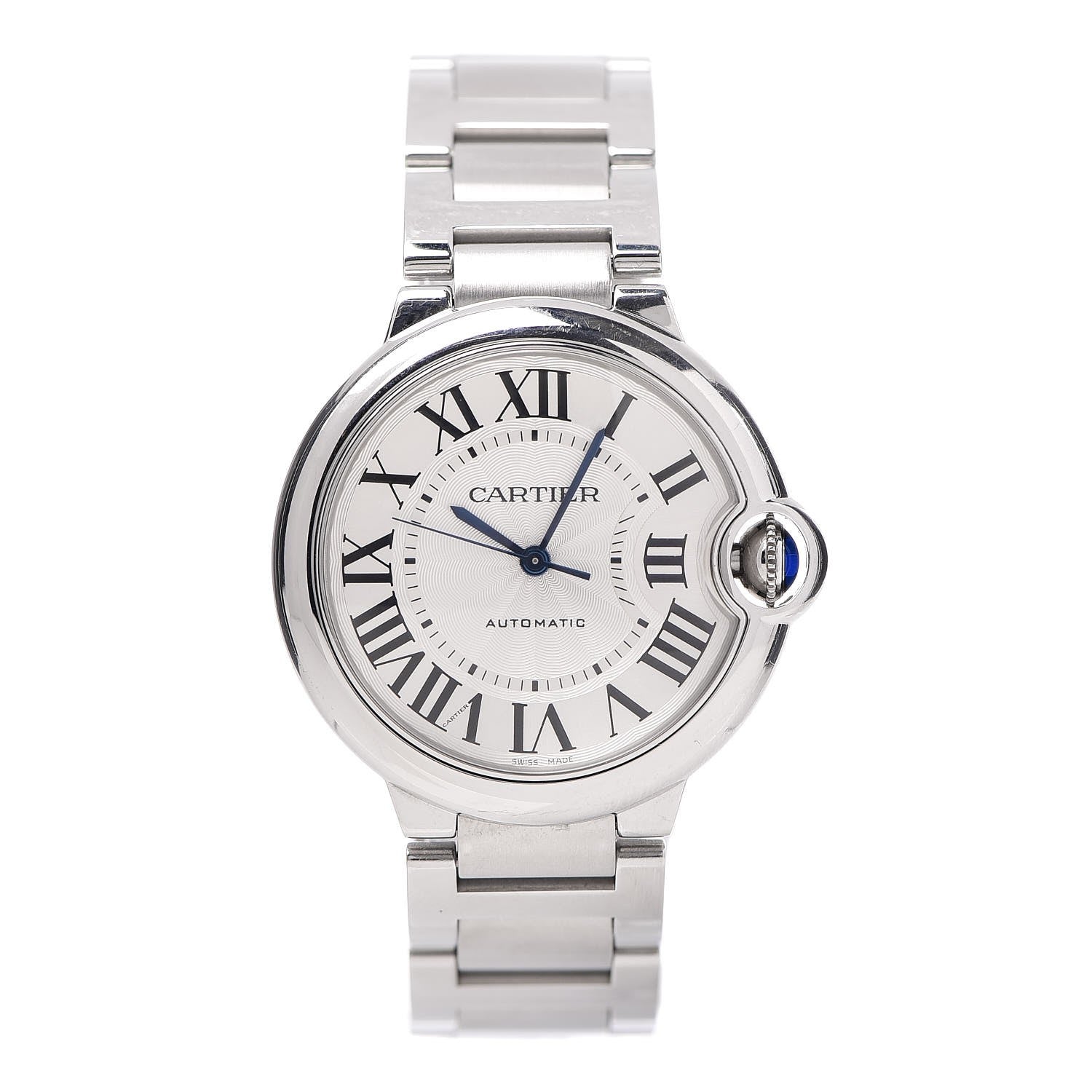 Cartier Stainless Steel 36mm Ballon Bleu De Automatic Watch 1 of 11