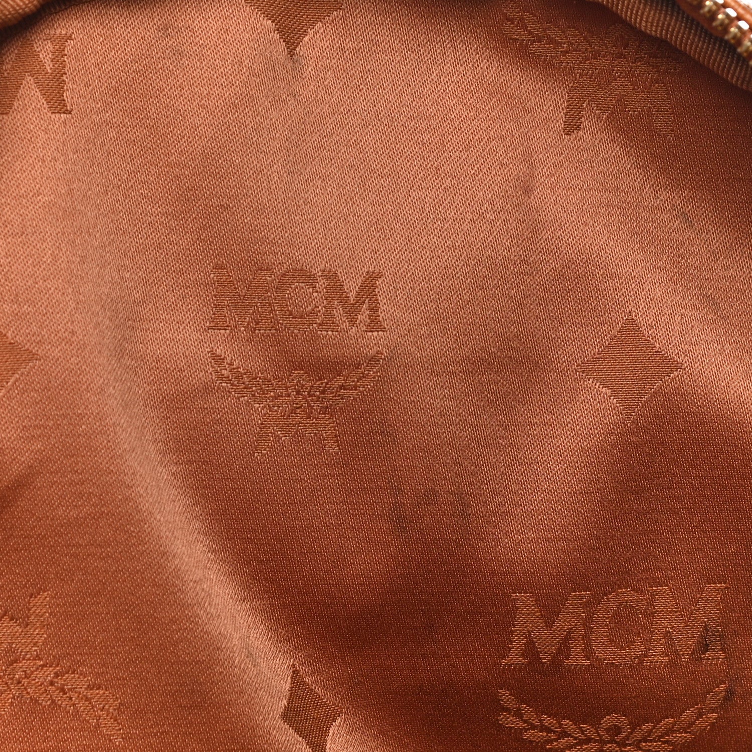 MCM Visetos Medium Sprinkle Stud Stark Backpack Cognac 25 of 25