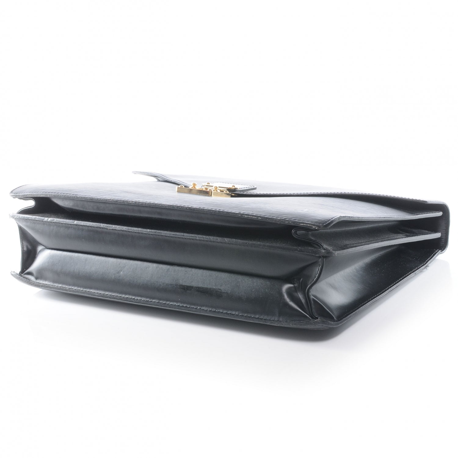 Louis Vuitton Epi Serviette Ambassadeur Briefcase Black 4 of 7