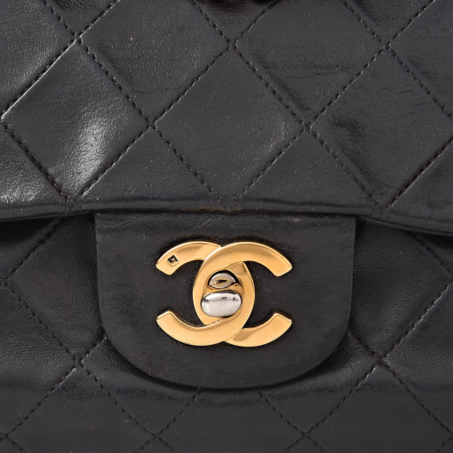 Chanel Lambskin Medium Single Flap Black 24 of 28