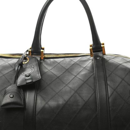 Chanel Calfskin Stitched CC Boston Black 16 of 16