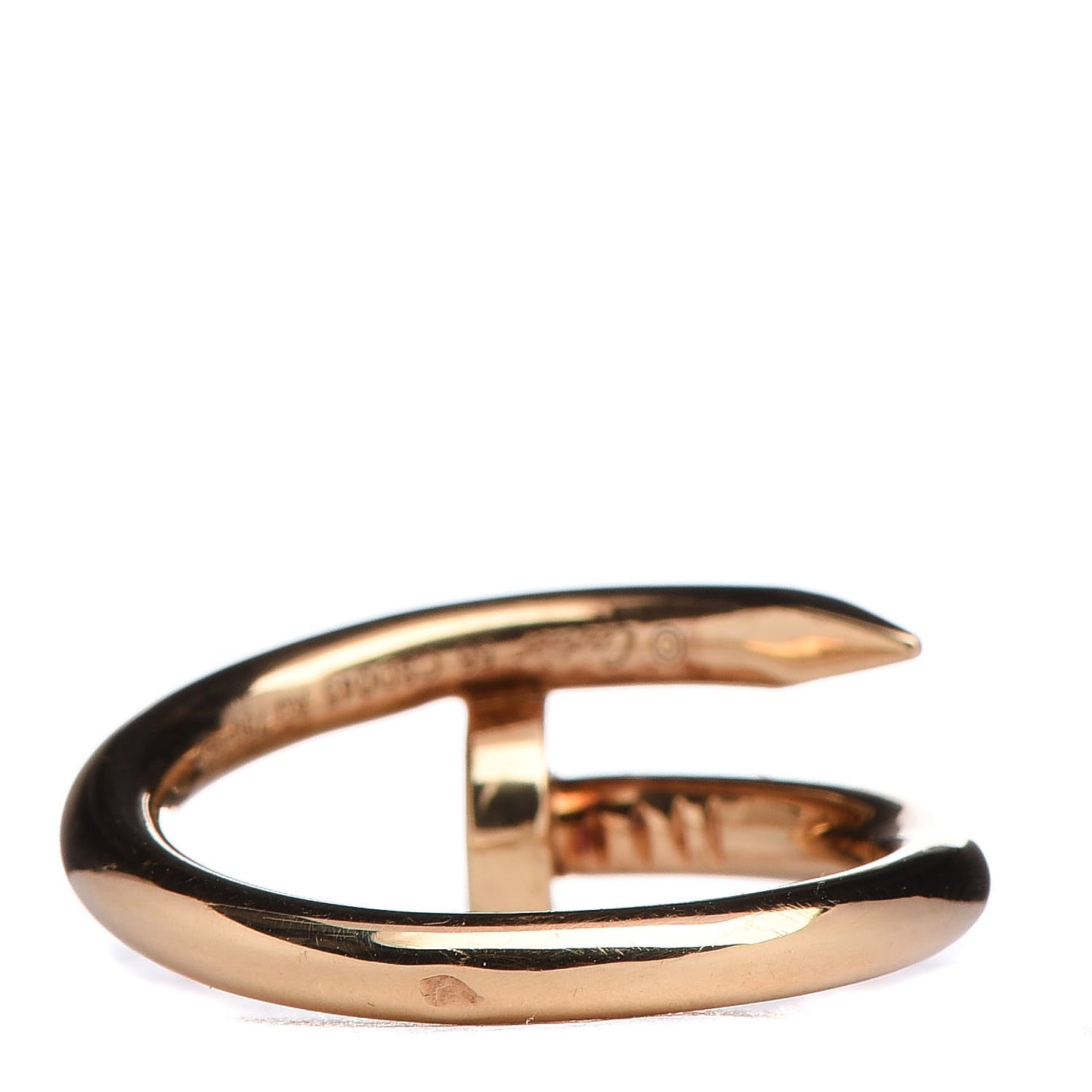 18K Yellow Gold Juste Un Clou Ring 55 7.25