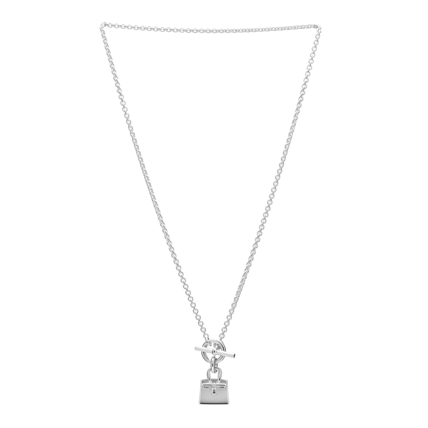 Sterling Silver Birkin Amulette Pendant Necklace