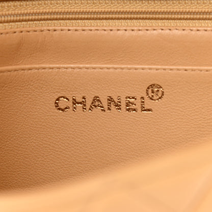 Chanel Lambskin Quilted Medium Single Flap Beige 5 of 15