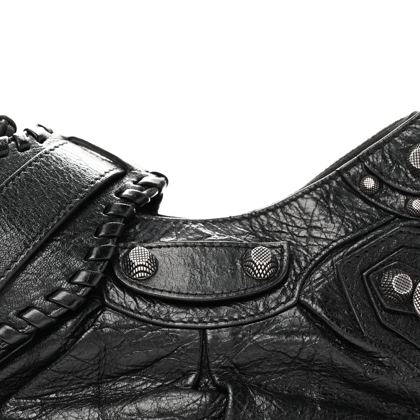 Agneau Arena Le Cagole Shoulder Bag XS Black