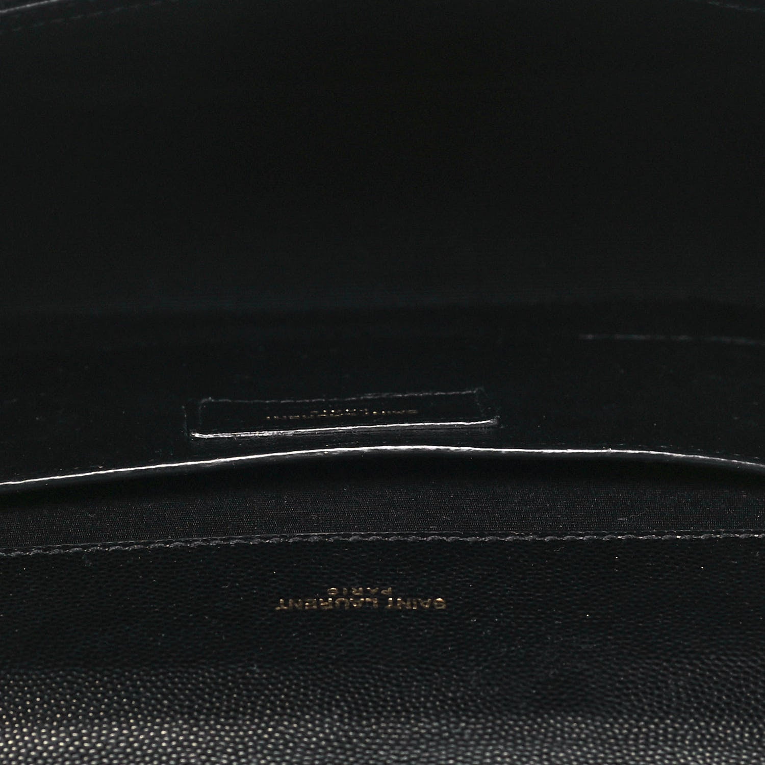 Saint Laurent Grain De Poudre Textured Mixed Matelasse Triquilt Medium Monogram Satchel Black 5 of 13