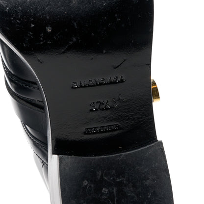 Balenciaga Brushed Calfskin Ceinture Ankle Boots 37.5 Black 6 of 9