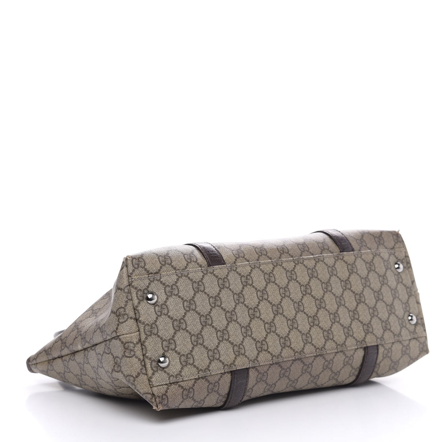 GG Plus Monogram Medium Joy Tote Dark Brown