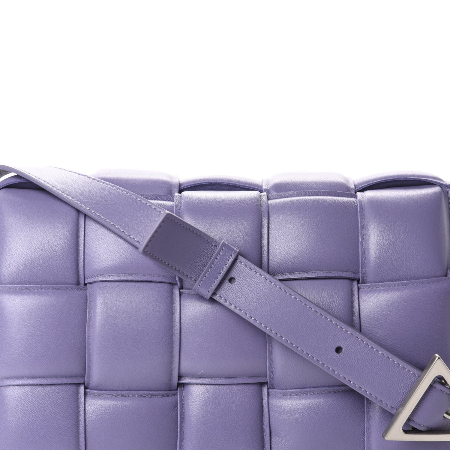 Bottega Veneta Nappa Maxi Intreccio Padded Cassette Crossbody Bag Lavender 12 of 12