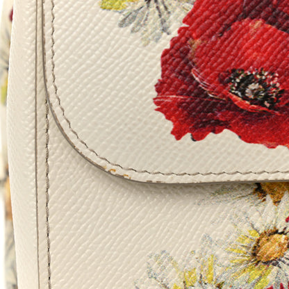 Dolce & Gabbana Dauphine St.Giap Papaveri Print Medium Miss Sicily Satchel White Multicolor 13 of 14