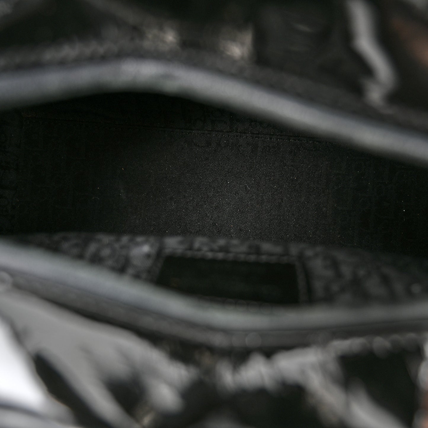 Patent Cannage Medium Lady Dior Black