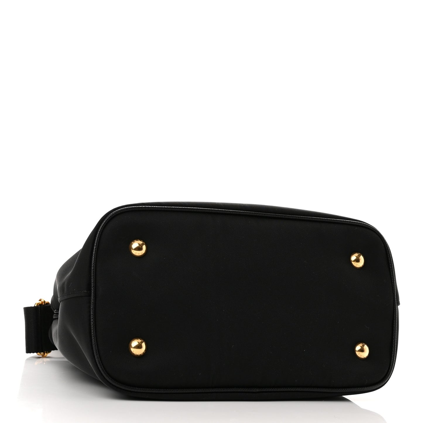 Tessuto Nylon Saffiano Small Tote Black