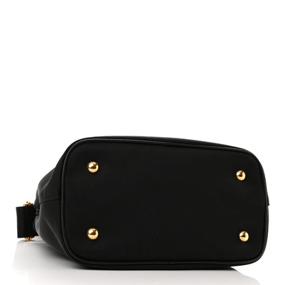Prada Tessuto Nylon Saffiano Small Tote Black 4 of 9