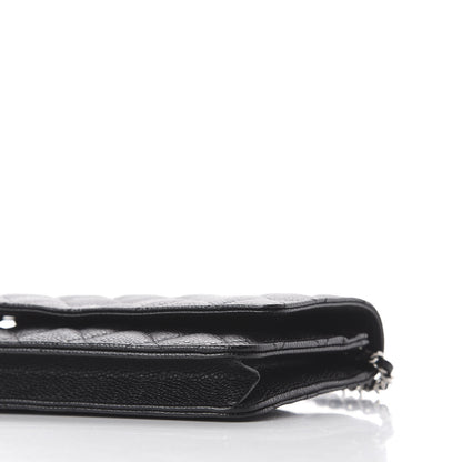 Chanel Caviar Quilted Wallet On Chain WOC Black 9 of 11
