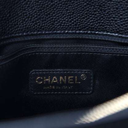 Chanel Caviar Quilted Grand Shopping Tote GST Black 8 of 11
