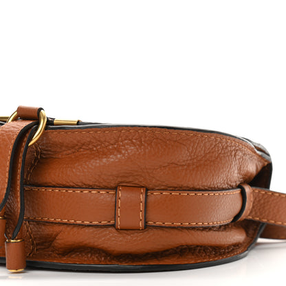 Chloe Calfskin Mini Marcie Round Crossbody Bag Tan 6 of 10