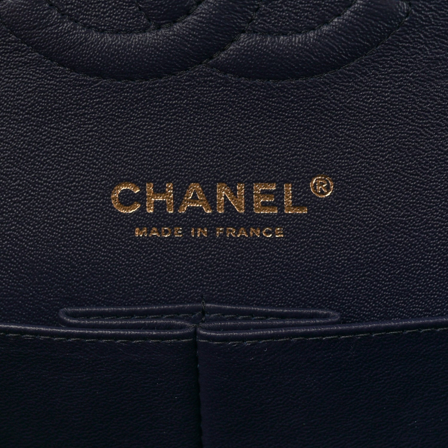 Chanel Caviar Quilted Medium Double Flap Navy 6 of 11