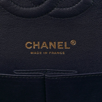 Chanel Caviar Quilted Medium Double Flap Navy 6 of 11