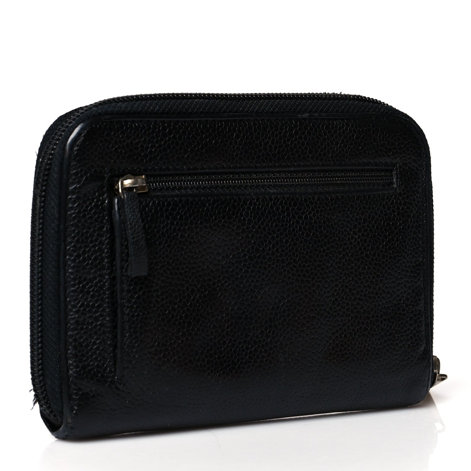 Chanel Caviar Timeless CC Zip Around Organizer Wallet 3 of 12
