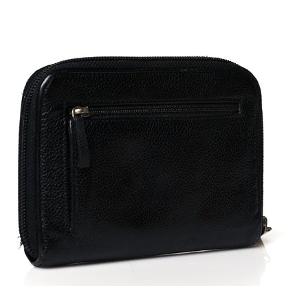 Chanel Caviar Timeless CC Zip Around Organizer Wallet 3 of 12