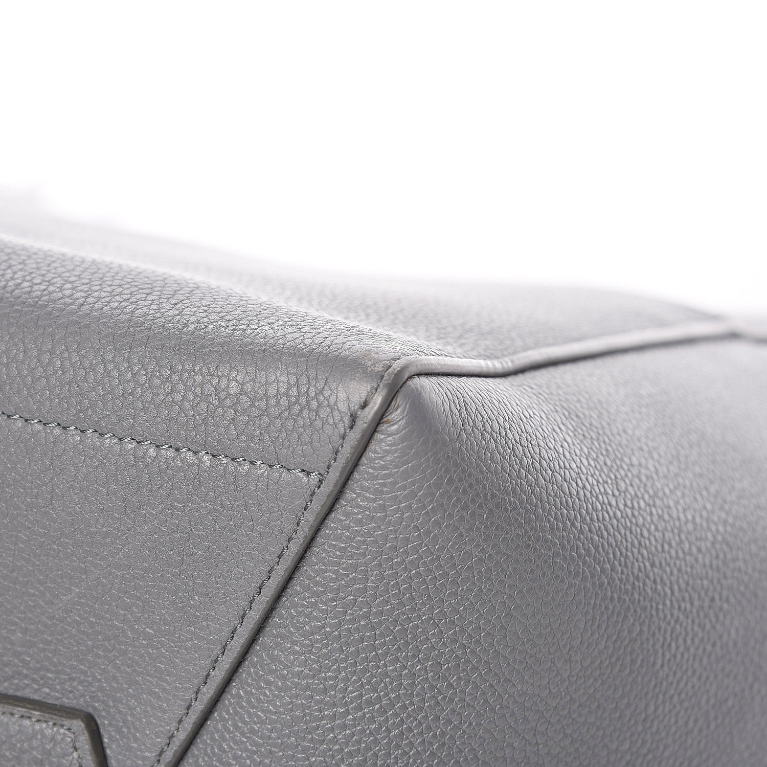 Celine Soft Grained Calfskin Sangle Bucket Bag Storm 12 of 23