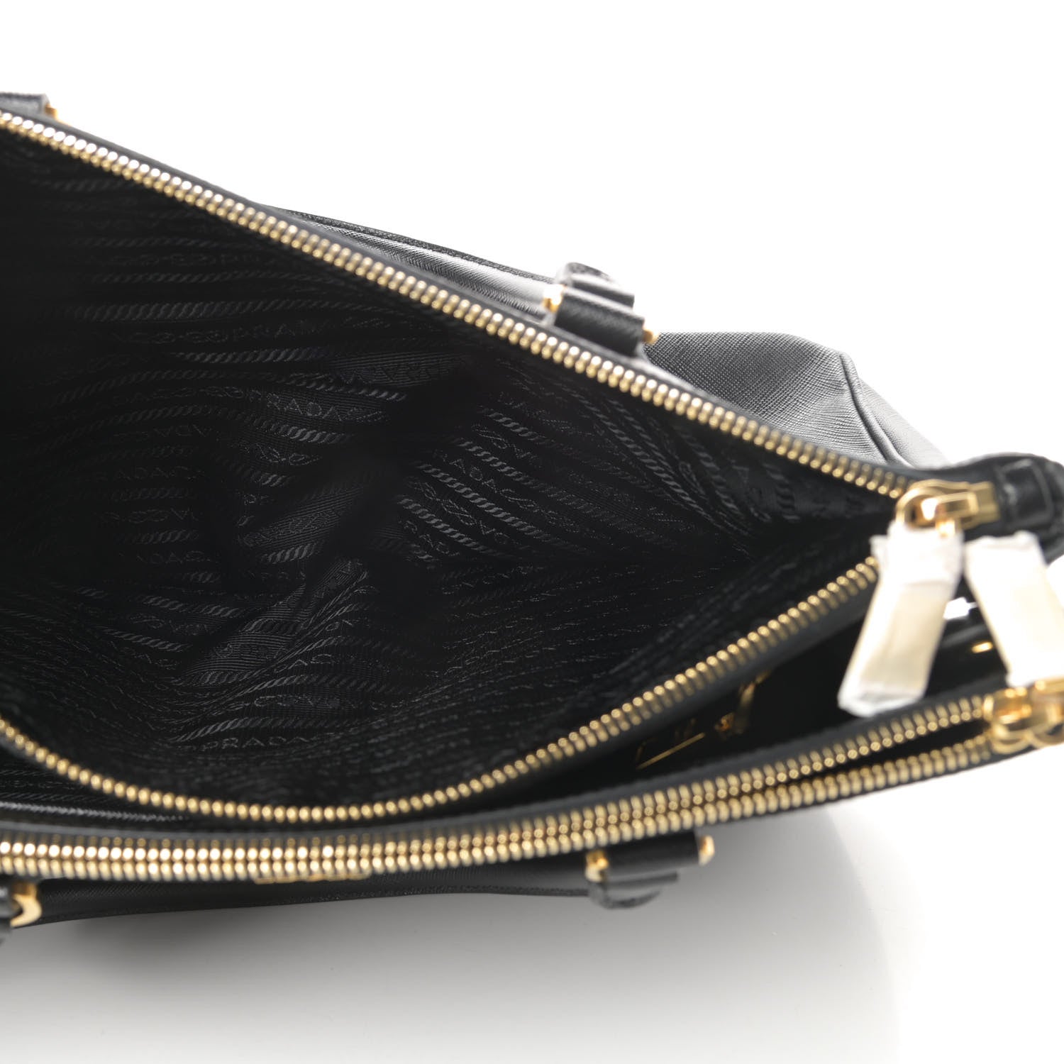 Prada Saffiano Lux Medium Tote Black 5 of 13