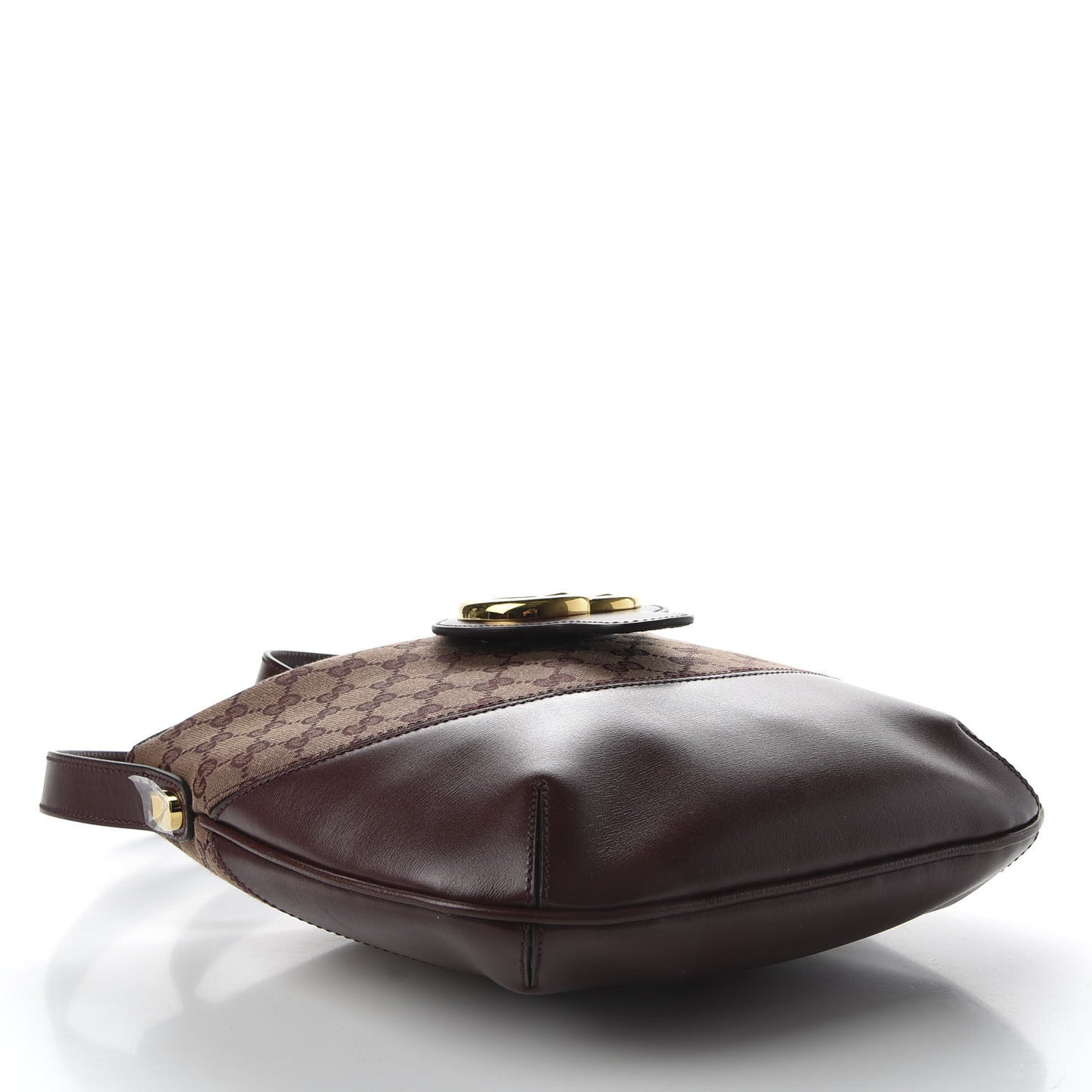 GG Monogram Calfskin Medium Arli Shoulder Bag Sahara Rubino Chardonnay