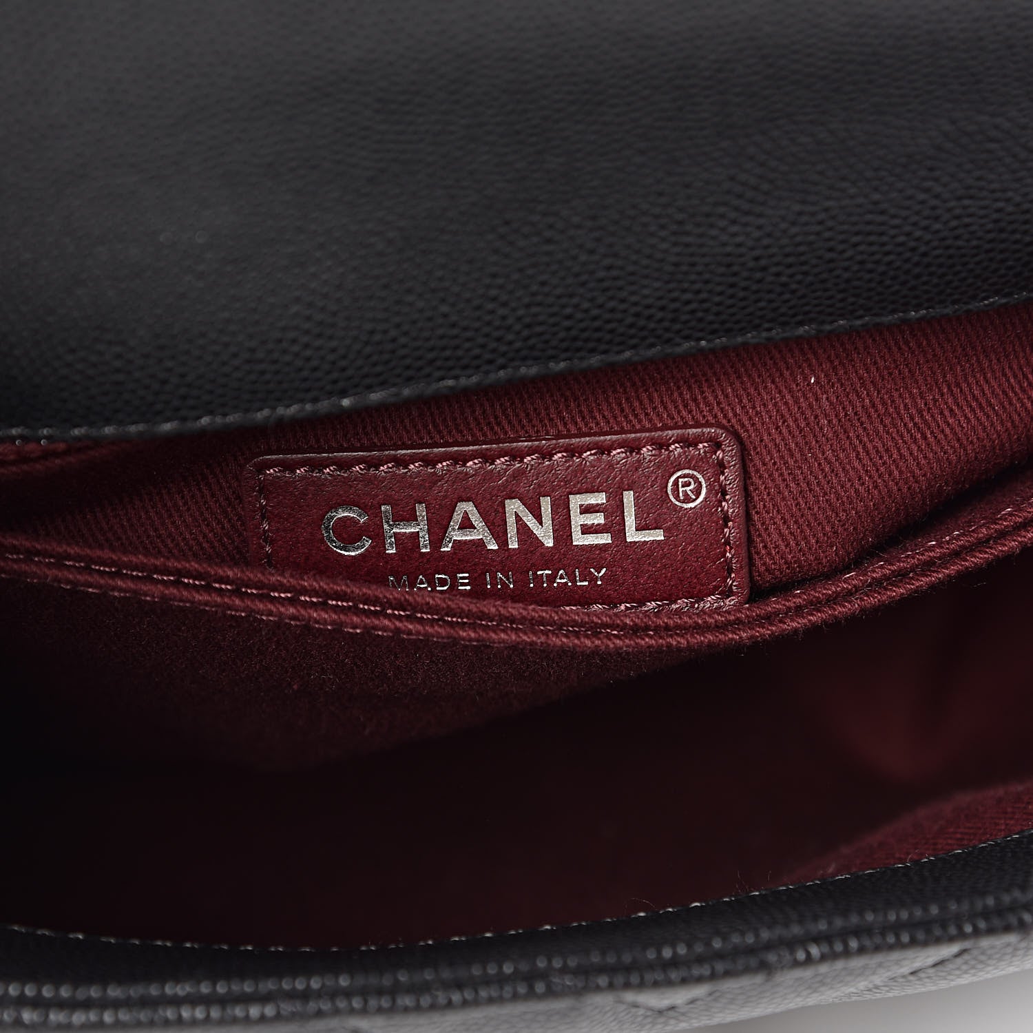 Chanel Caviar Chevron Quilted Mini Coco Handle Flap Black 7 of 11