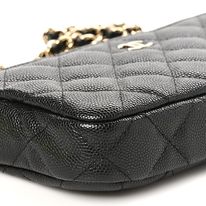Chanel Caviar Quilted Small Clutch With Chain Black 12 of 13