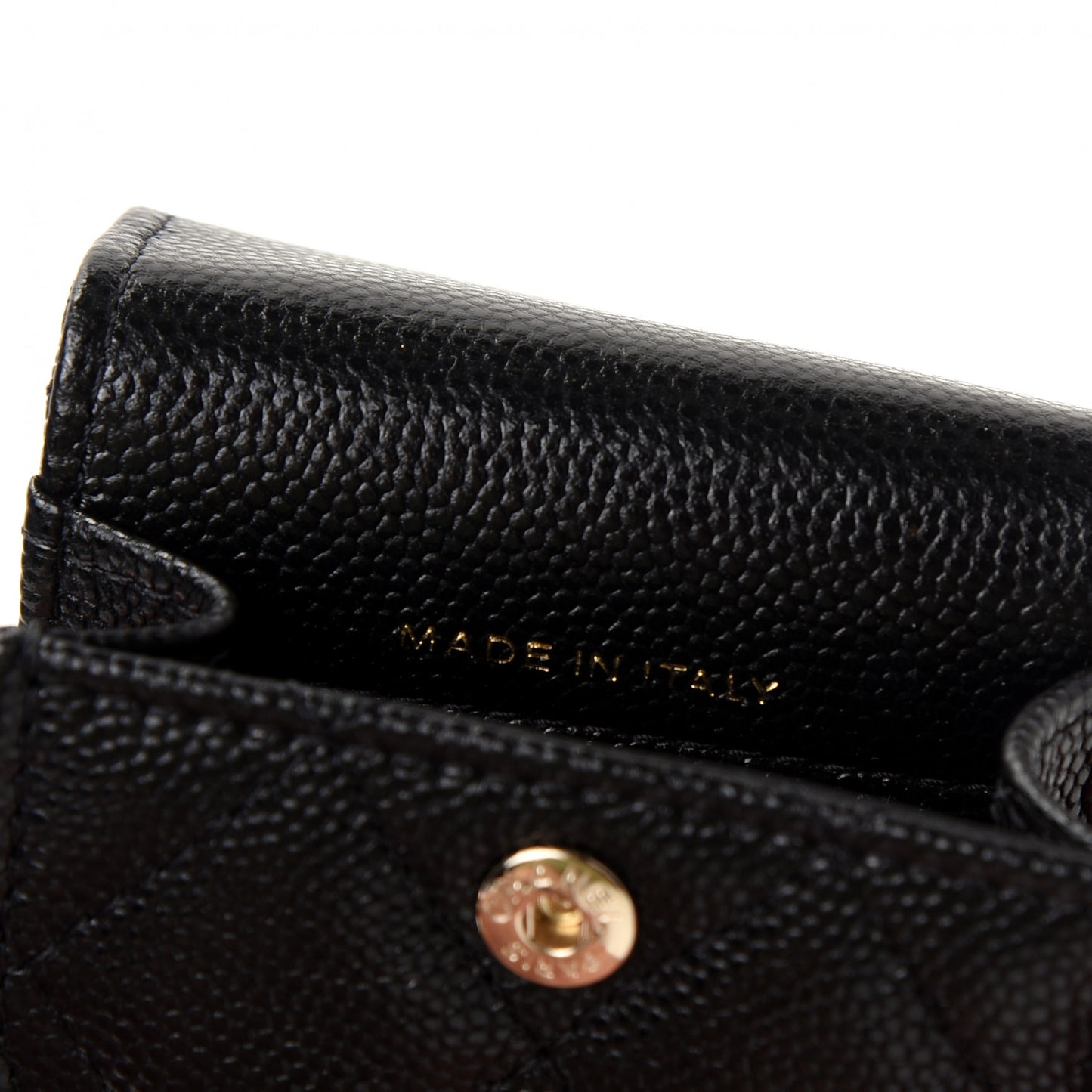 Caviar Quilted Crystal CC Airpods Pro Case Black