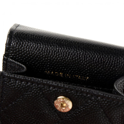 Chanel Caviar Quilted Crystal CC Airpods Pro Case Black 4 of 5
